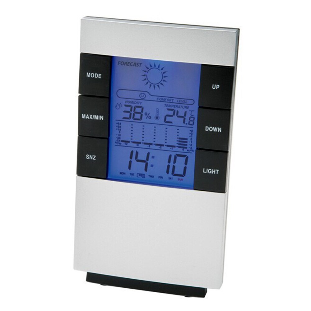 LCD Licht Display Wekker Weer ForecastPerpetual Kalender Elektronische Weerstation Digitale Datum Display Home Decoratie: Default Title