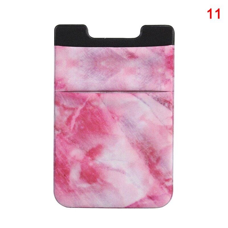 Doppel Tasche Elastische strecken tuch/mikrofaser praktisch Ich würde Kreditkarte Halfter Aufkleber Universal- Brieftasche fallen Karte Halfter: 11