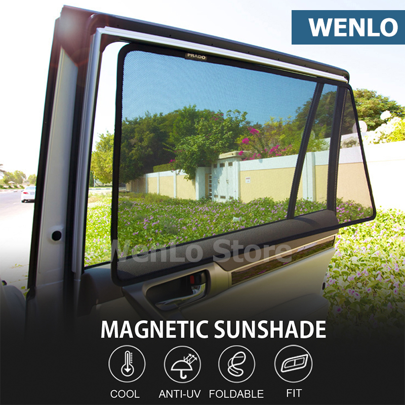 WENLO For Hyundai IX25 IX35 IX45 Elantra Mistra Verna Sonata Tucson Magnetic Car Side Window Sun Shades Cover Mesh car curtain