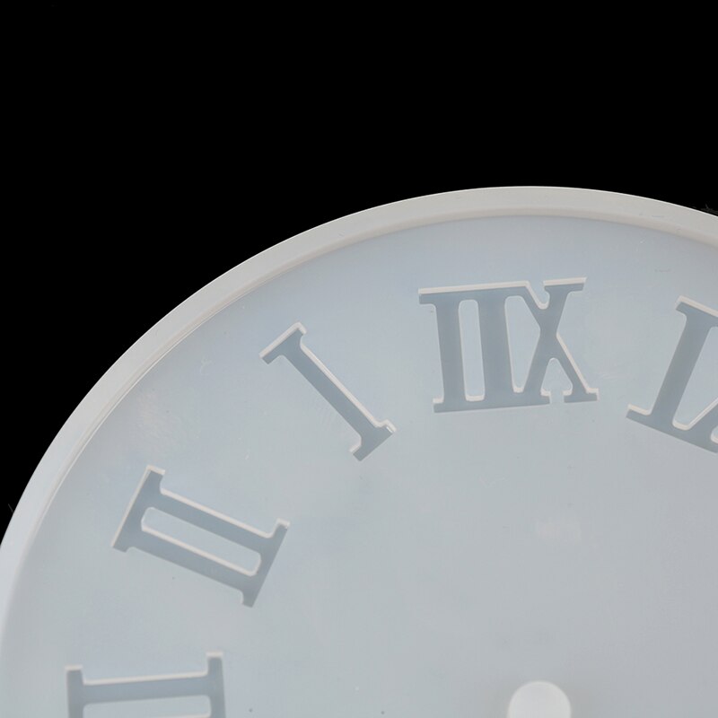 Diy cimento molde de silicone concreto diy artesanato relógio fazendo argila gesso argila cimento clock molde ferramenta para casa suprimentos