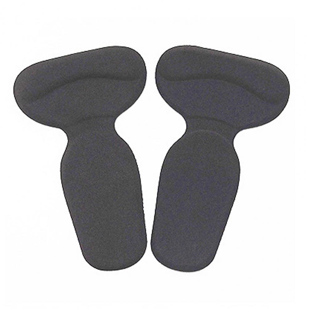 Almohadillas de silicona antifricción para el talón, almohadillas para el cuidado de los pies, antideslizantes, antideslizantes, tacto suave, 1 par: Black