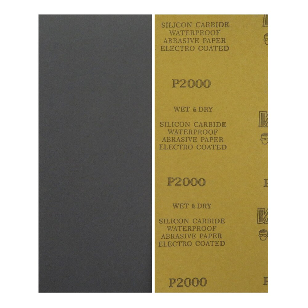 9*3.6 Polegada 20 pçs lixa 320 a 2000 grão molhado seco folhas de lixamento à prova dwaterproof água para carro madeira metal plástico polimento acabamento: Azul