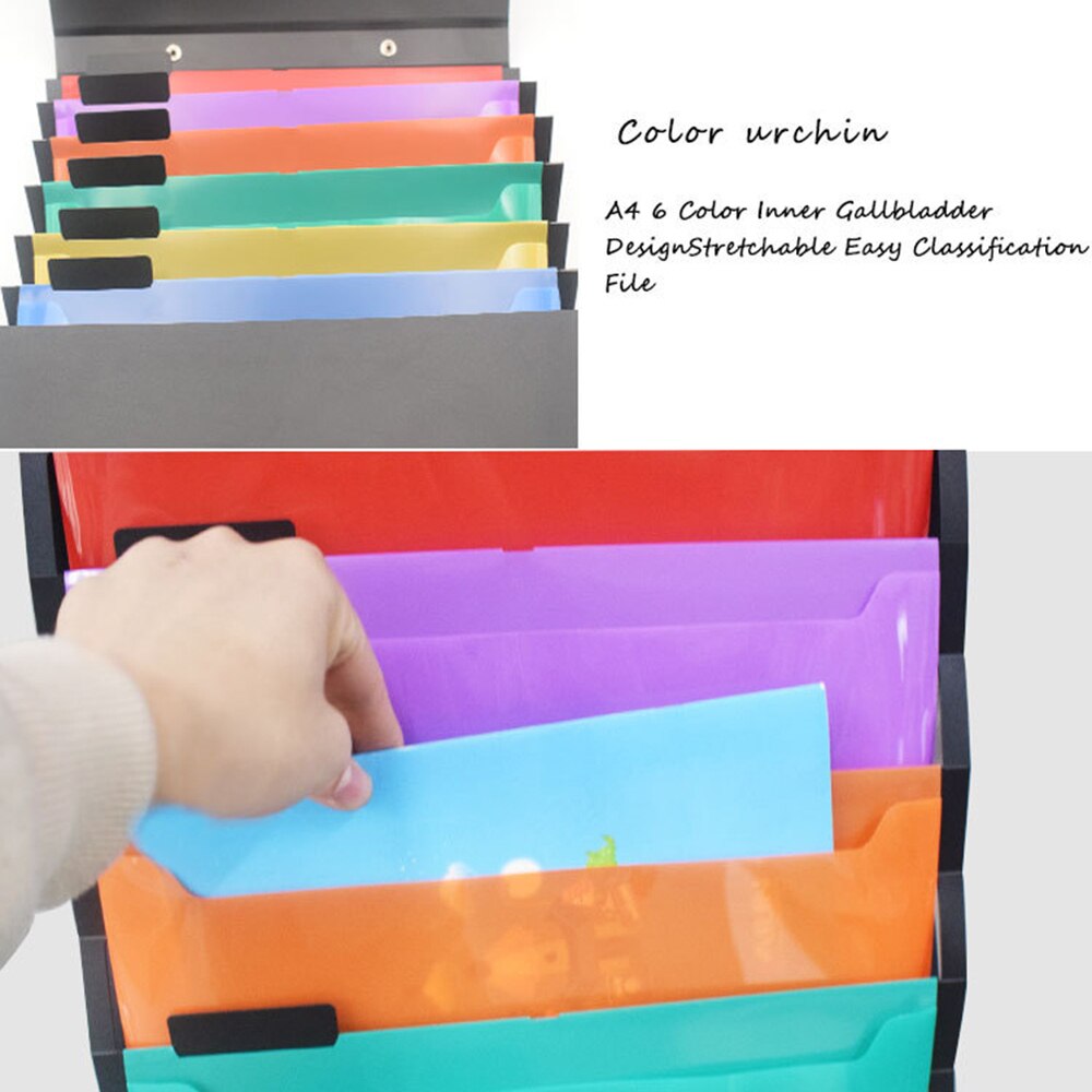 Hanging Organizer Wall Pocket Expanding File Folder Portable Document A4 Size Letter Holder