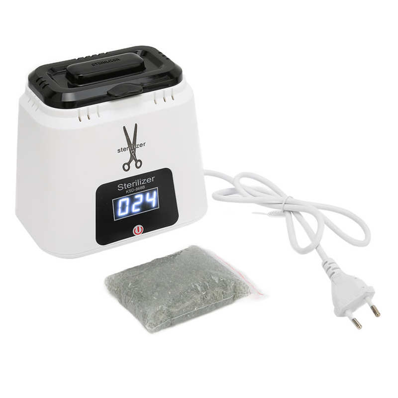 Macchina per la pulizia ad ultrasuoni strumenti per unghie macchina per la pulizia bianca strumenti per manicure ad alta temperatura scatola per la pulizia strumenti per chiodo arte: EU spina