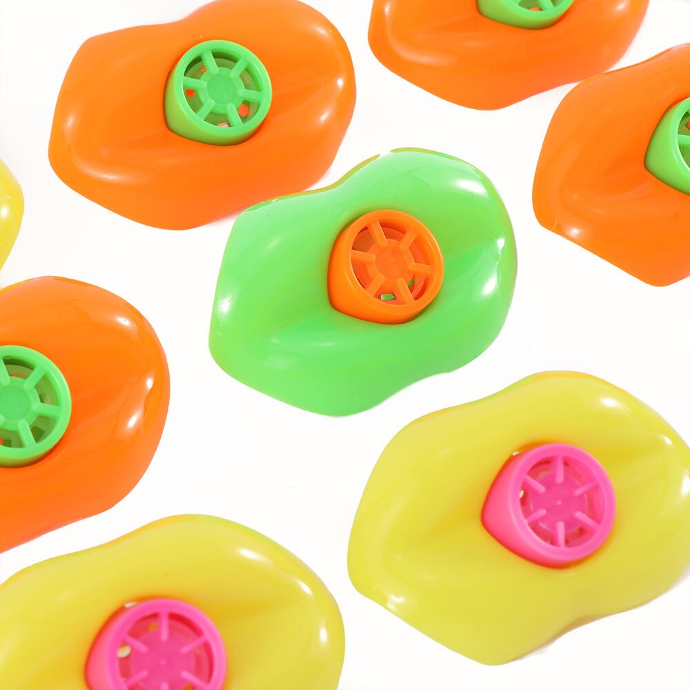 15 Pcs/set Cute Plastic Lip Whistles Pinata Fillers Classic Toys Kids Birthday Supplies Toys Christmas Party Toy