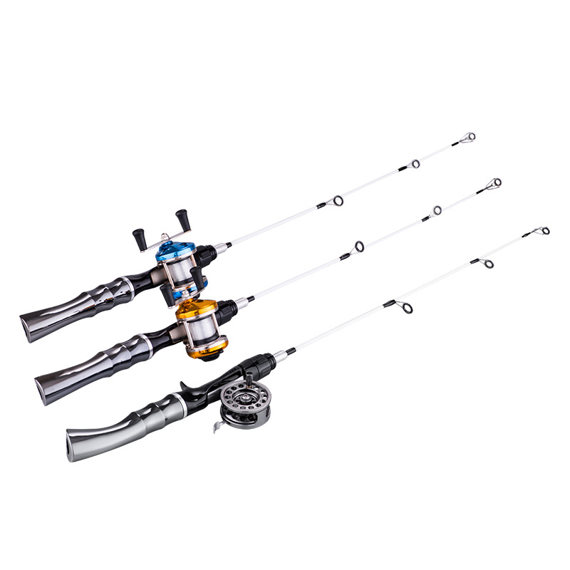 Goture Winter Ijs Hengel 65Cm Baitcasting Hengel Baars Snoek Snoekbaarzen Jigging Rod