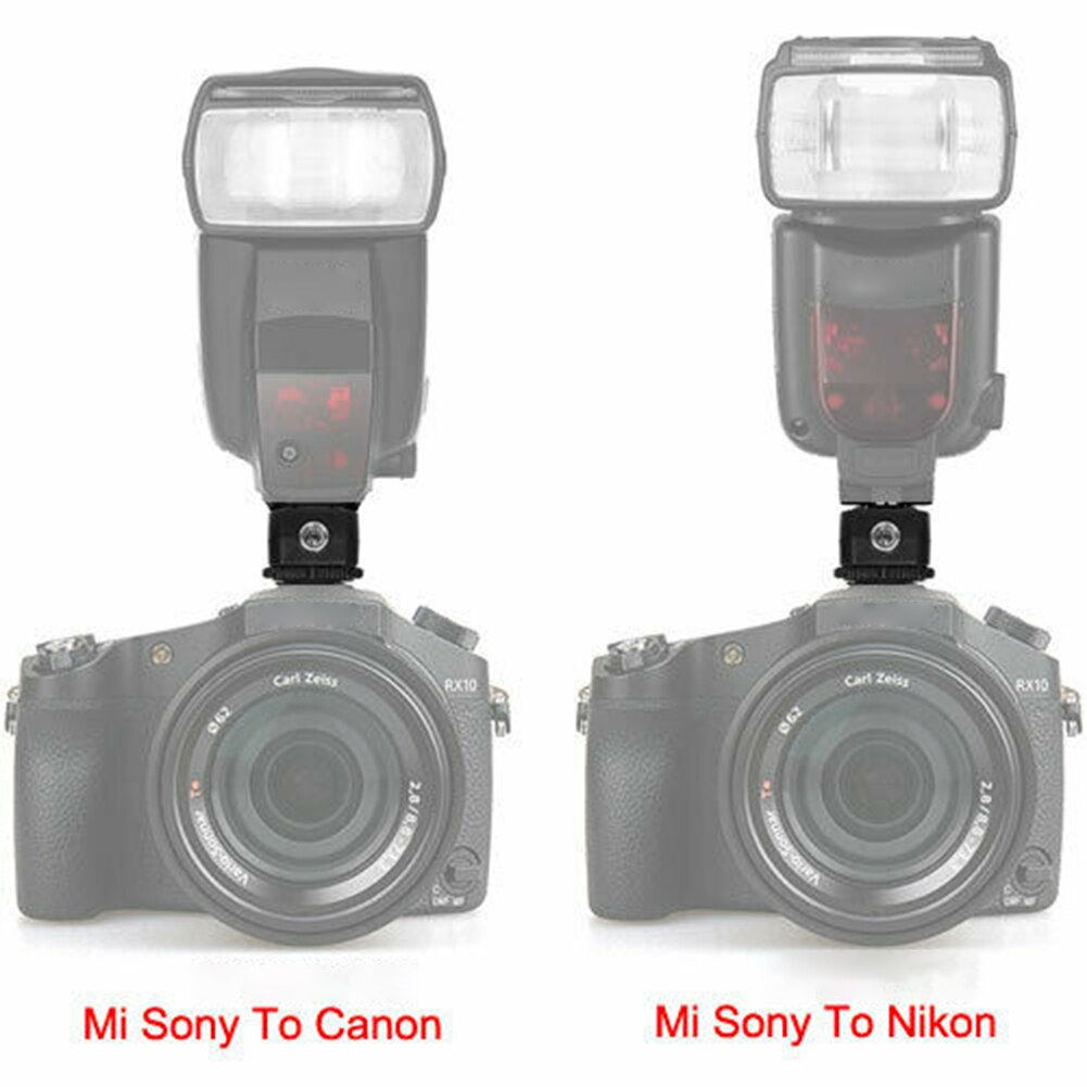 TF 334 adaptateur de chaussures chaudes noir convertisseur avec Port Pc caméra Flash accessoire Speedlite photographie Studio lumière pour Sony A7 RX1