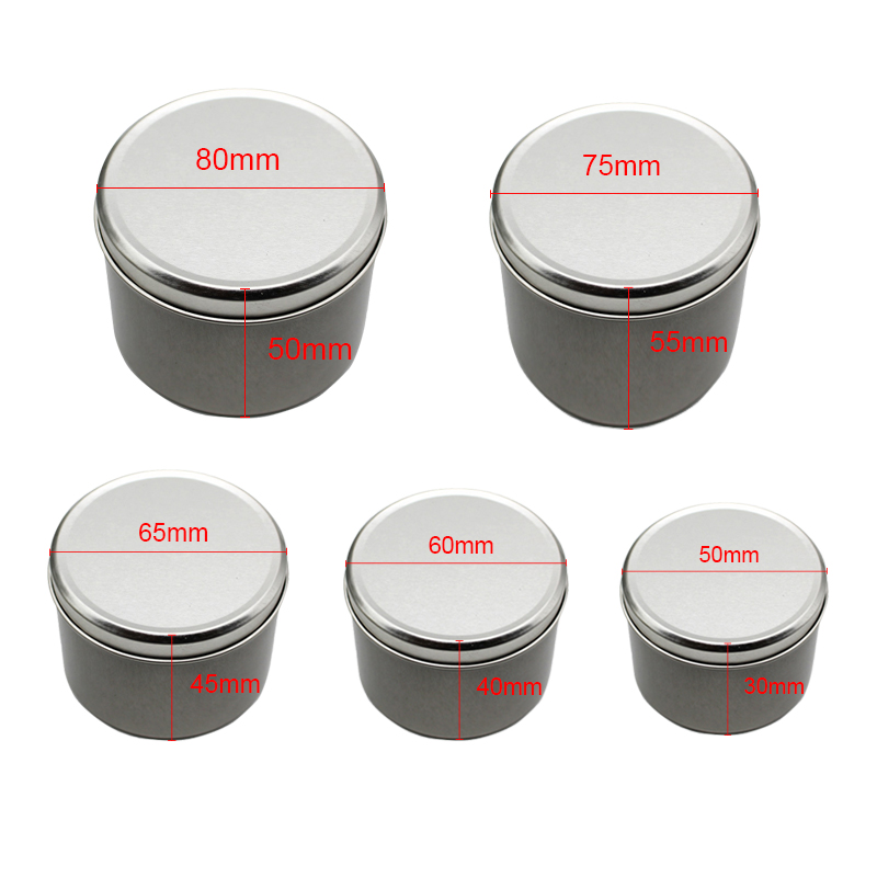 Candle Can DIY Handcraft Candle Jar Refill Metal Container Candle Making Tool Round Wax Melts Scented Candle Container