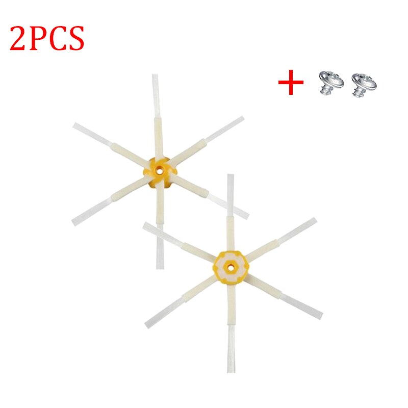 Kit de reemplazo de cepillos/filtros Hepa para iRobot Roomba serie 600, 610, 620, 630, 650, 660, piezas de limpiador al vacío, accesorios: SMT100-2PCS