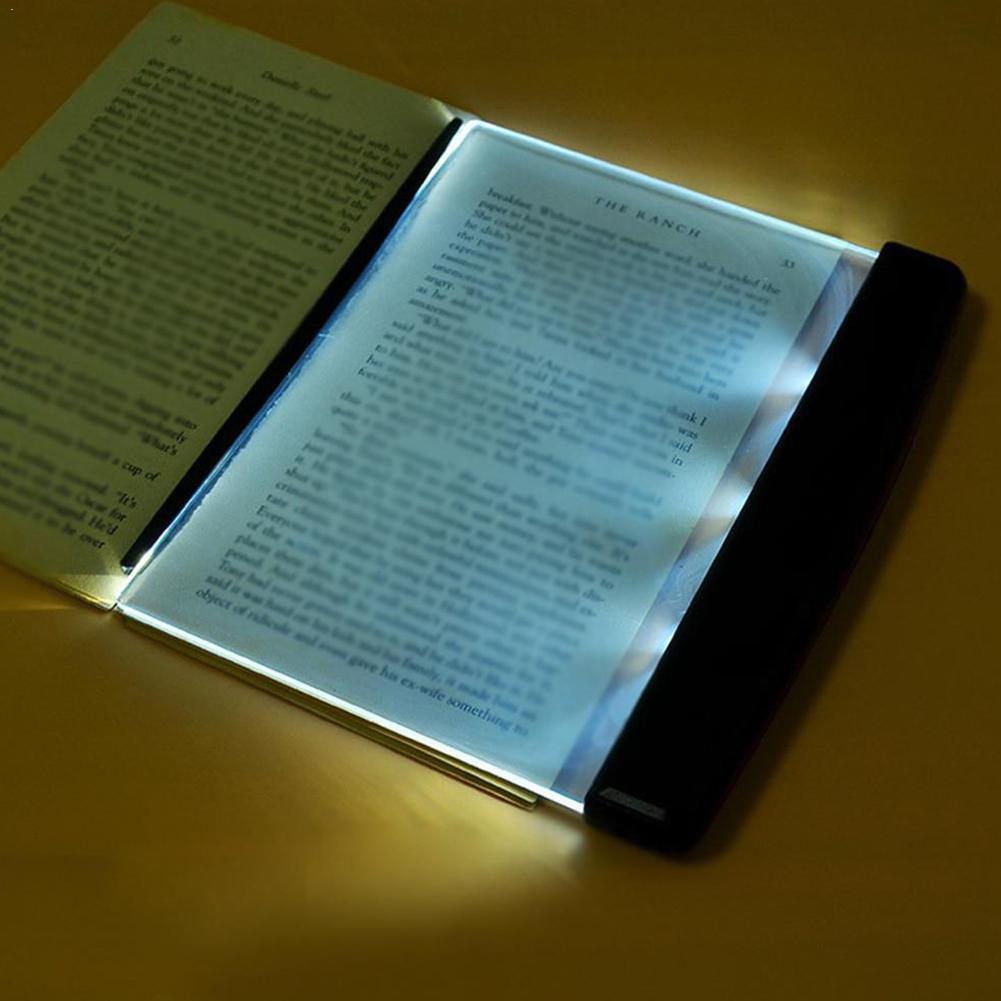 Plaat Lamp Creatieve Led Leeslamp Boek Licht Eye Night School Batterij Beschermen Licht Leeslamp Briefpapier Voor Student G8V6