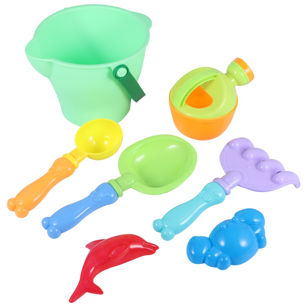 1Set Sand Play Summer Children Kids Ice Cream Bucket Sand Playing Beach Accessory Tool: Default Title