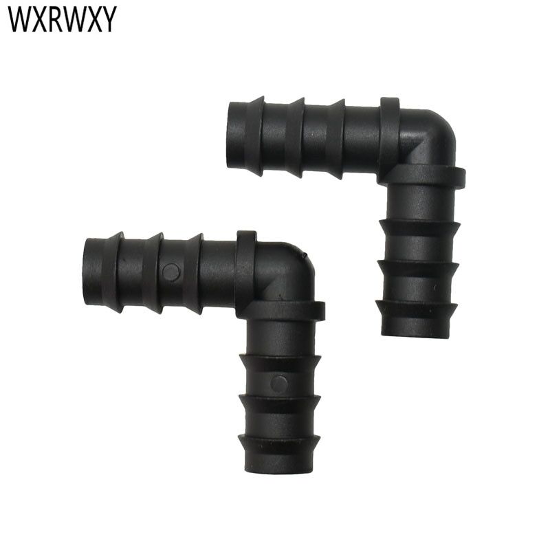 1/2" hose elbow connector 16mm garden hose 90 degrees barb knee bending joints 3-way irrigation connector repair joint 80pcs