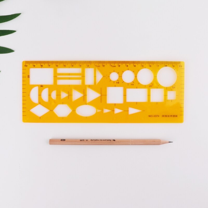 Règle de modèle de dessin Technique, Technique de réseau, outil de mesure,