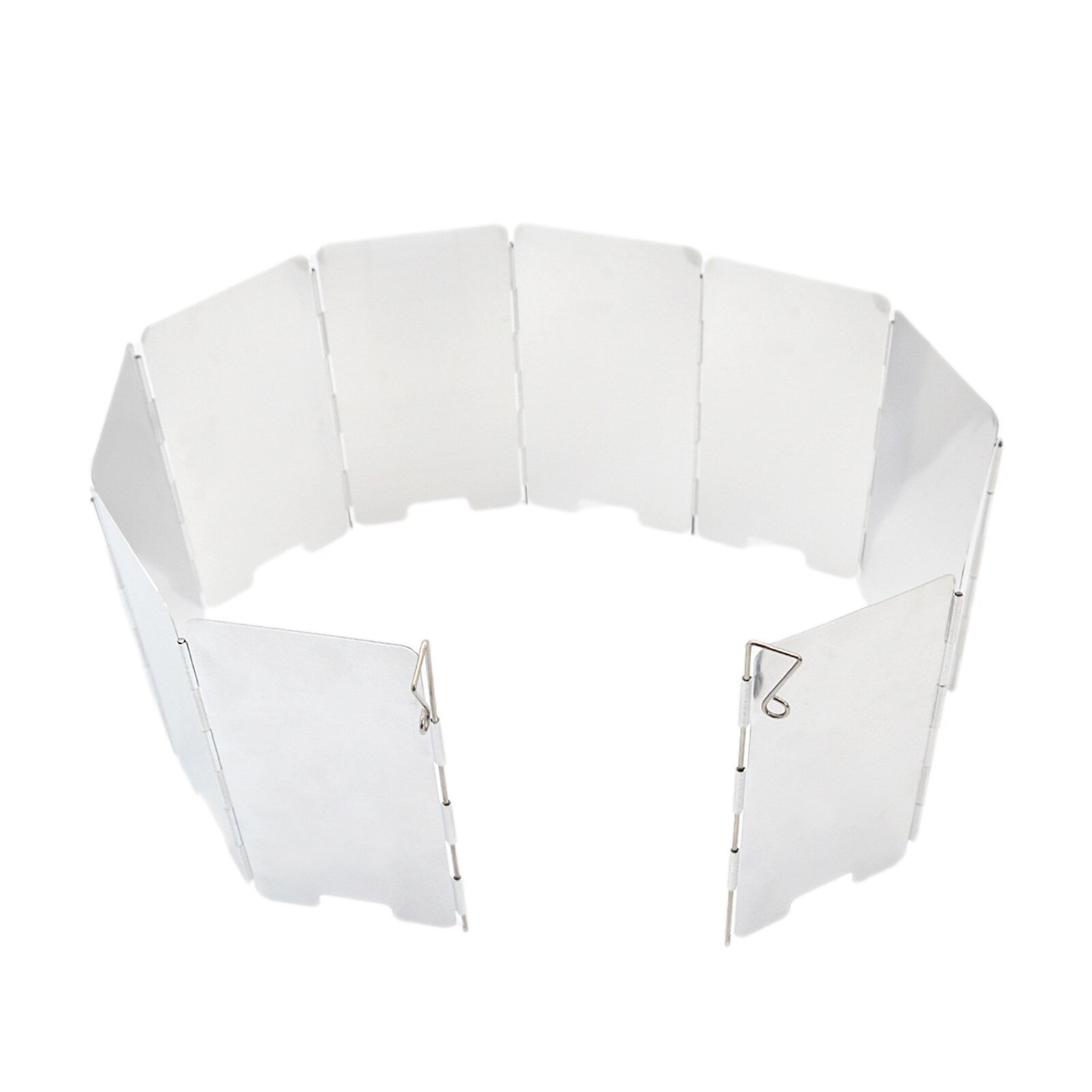 Outdoor Stove Wind Shield Gas Burner Windshield 7/8/9/10/12Plates Gas Stove Windshield Windproof Screen Camping Stove Windscreen: 9 Plates