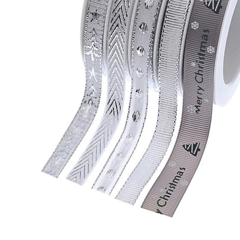 Lint Kerstboom Bedrade Lint Breedte 2/10/15Mm Wired Lint Voor Cadeau Inpakken Cake Lint Diy handgemaakte Accessies