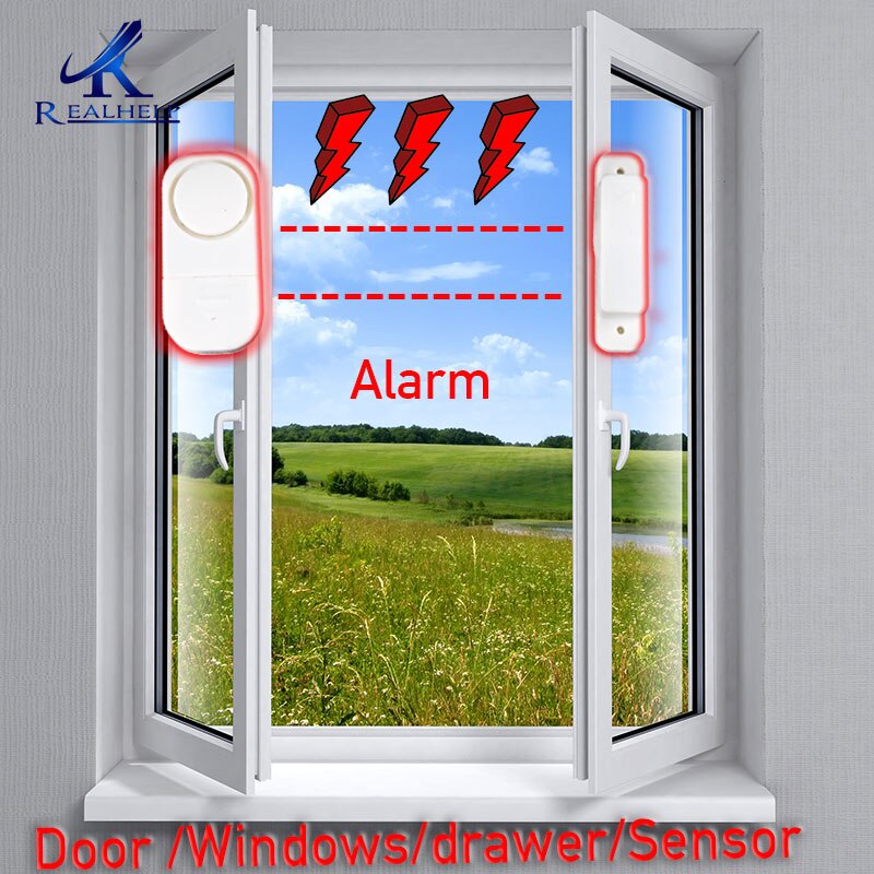 Windows Alarm Home Security System Wireless Home Security Alarm Window Sensor door alram switch Window for home/cars