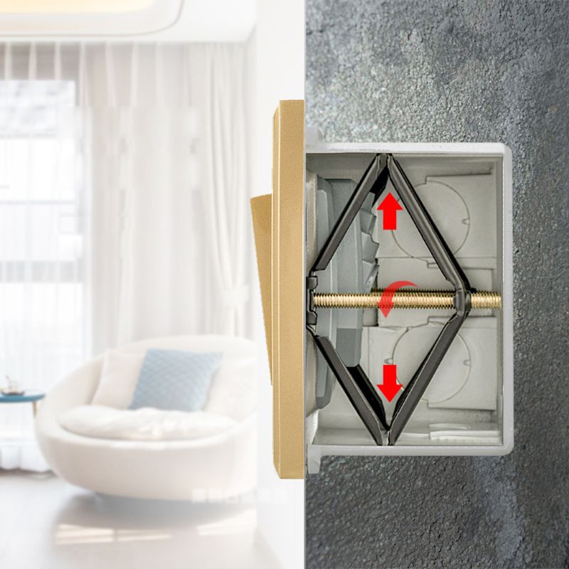 4Pcs Wall Mount Switch Box Repair Tool 86mm Switch Cassette Repairer Support Rod