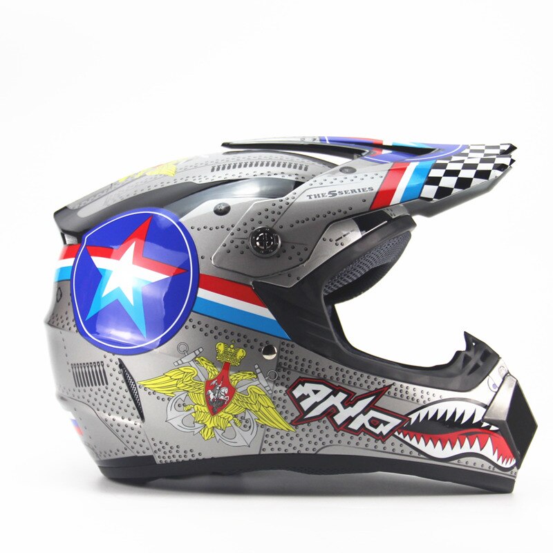 Motocross Atv Dirt Bike Helm Shark Mond Helm Motorbike Racing Helmen Cqr Downhill Mtb Casco Capacetes Helmen: shark / S