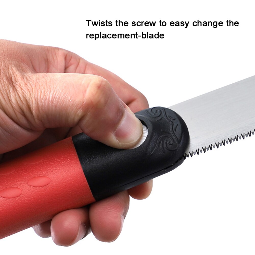 Multifunction Hand Saw TRP Handle Felling Saw Handheld Woodworking Tool for Tenon Wood Bamboo Plastic Cutting