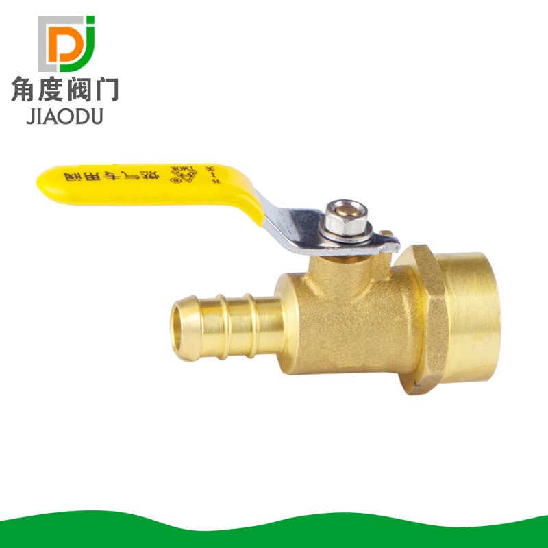 Brass valve copper ball valve outside the wire long handle gas nozzle valve DN15 gas ball valve
