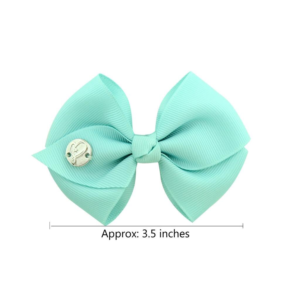 7 Stuks/set Jo Bows Siwa Regenboog Gedrukt Knoop Lint Boog Voor Meisjes Handgemaakte Boutique Haar Clip Kinderen Haaraccessoires