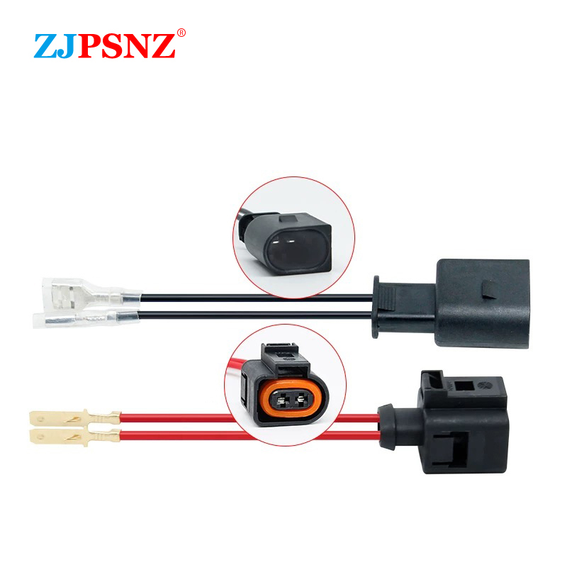 Enchufe de bocina de coche, conector macho hembra, altavoz estéreo, cable de bocina, bocina de Caracol, adaptador de conversión de enchufe dedicado, modificación