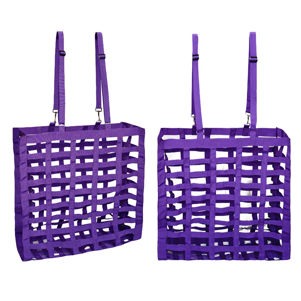 2x Paard Hooi Tas Vee Hooi Feeder Hooi Netto Opslag Voor Dieren Levert