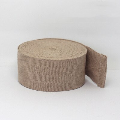 Cintura a spina di pesce in cotone da 4cm spedizione gratuita, cucitura e ghette in cotone spesso cintura da marcia lunga 6 metri: leggero caffè