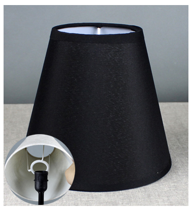 E27 e14 handgjorda linne lampskärm för vägglampa rustik sovrum sängkant mini bordslampa country retro lampskärm ljuskrona lock: E27 svarta