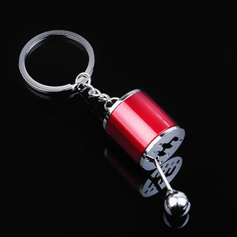 Car Gear Box Keychain for Men Women Imitation 6 Speed Manual Car-styling keyring Gear Knob Shift Gearbox Stick Souvenir: B1