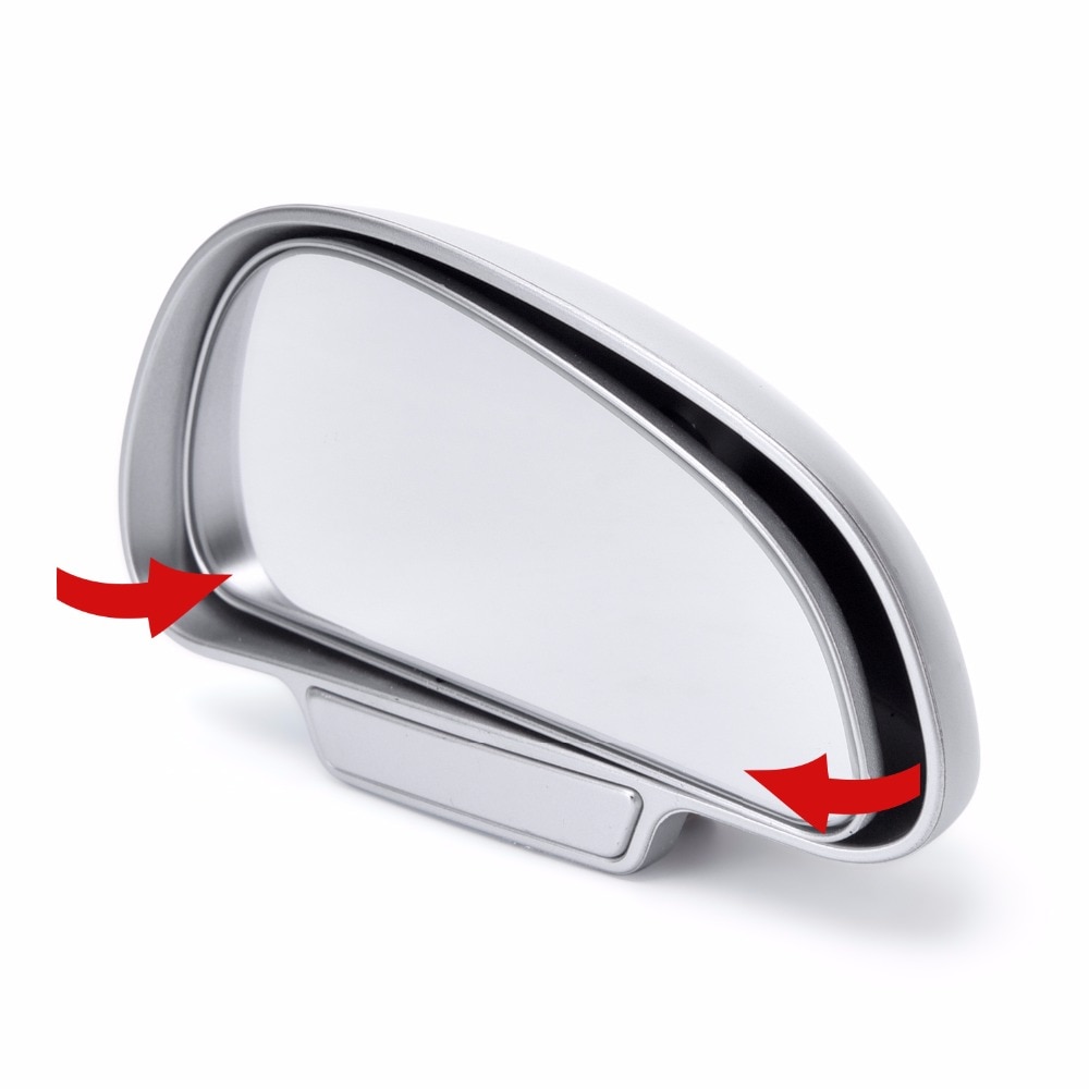 1 pieza de de 360 grados de Ángulo Ancho ajustable blind spot Espejos Retrovisores Laterales Snap manera para Auxiliar de aparcamiento trasero espejo retrovisor