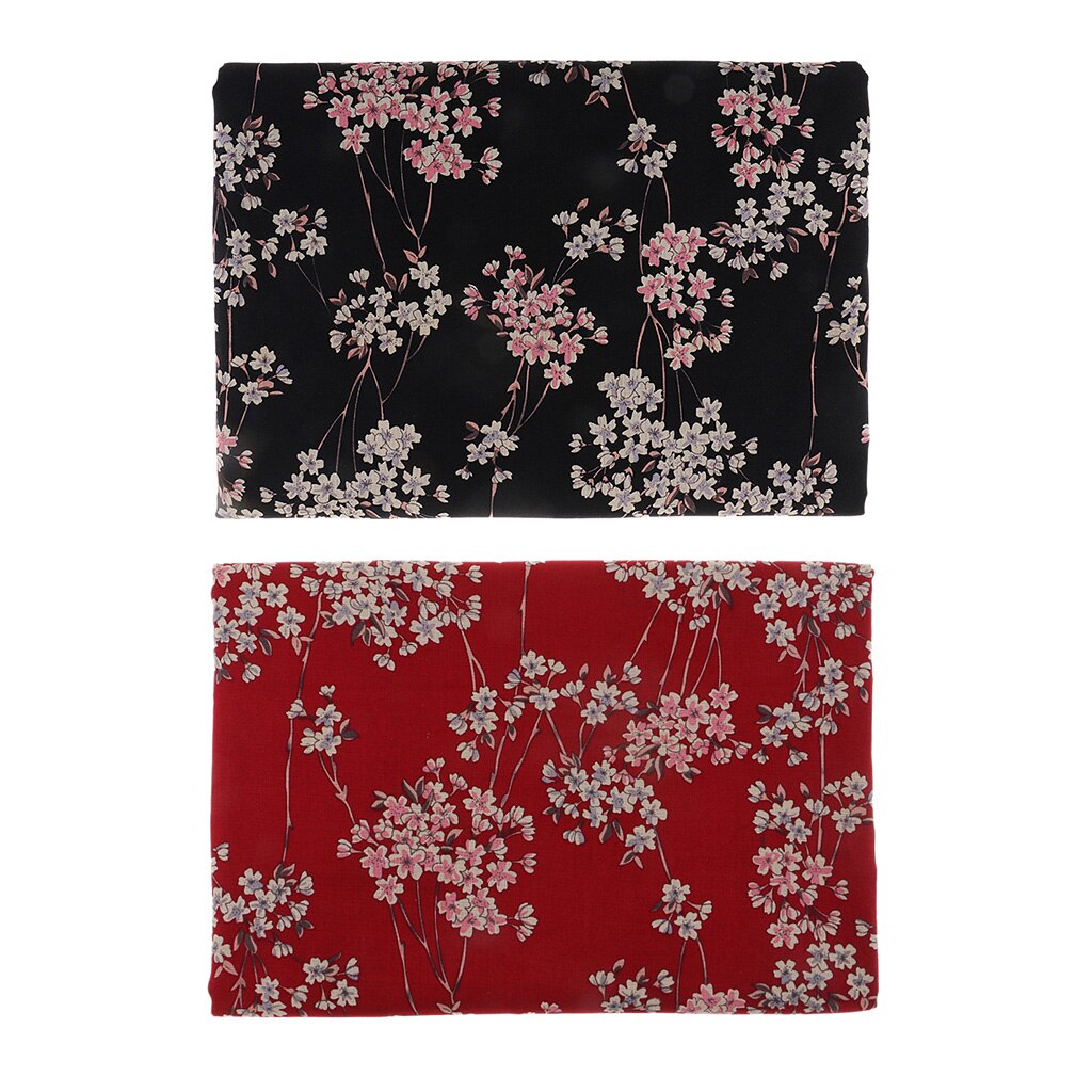 Décoratif chinois fleur de prunier imprimé artisanat couture 100% coton tissu