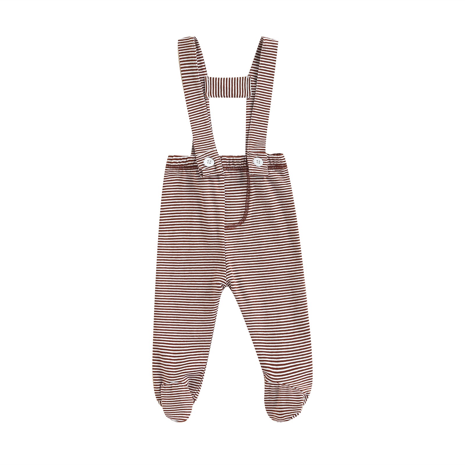 2022 0-18M lässig Baby Junge Hosenträger Hosen Sommer gestreift drucken Geschmack Riemen BöHöhle Baumwolle wickeln Fuß Hosen: B / 6m
