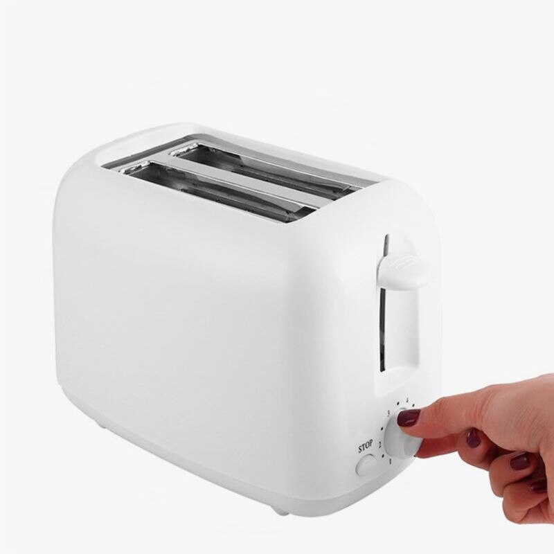 Automatisk elektrisk madlavning nem brødrister med 2 ekstra brede skiver