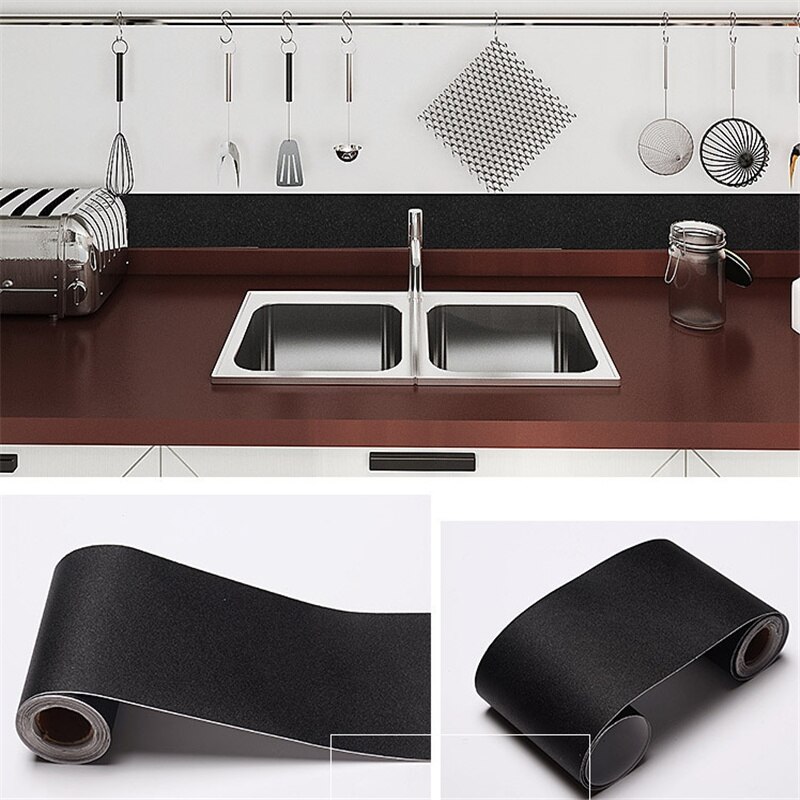 5M Self-Adhesive Baseboard Waterproof Living Room Bathroom Border Rustic Tile Wall Stickers Wallpaper Borders Home Decoration: J