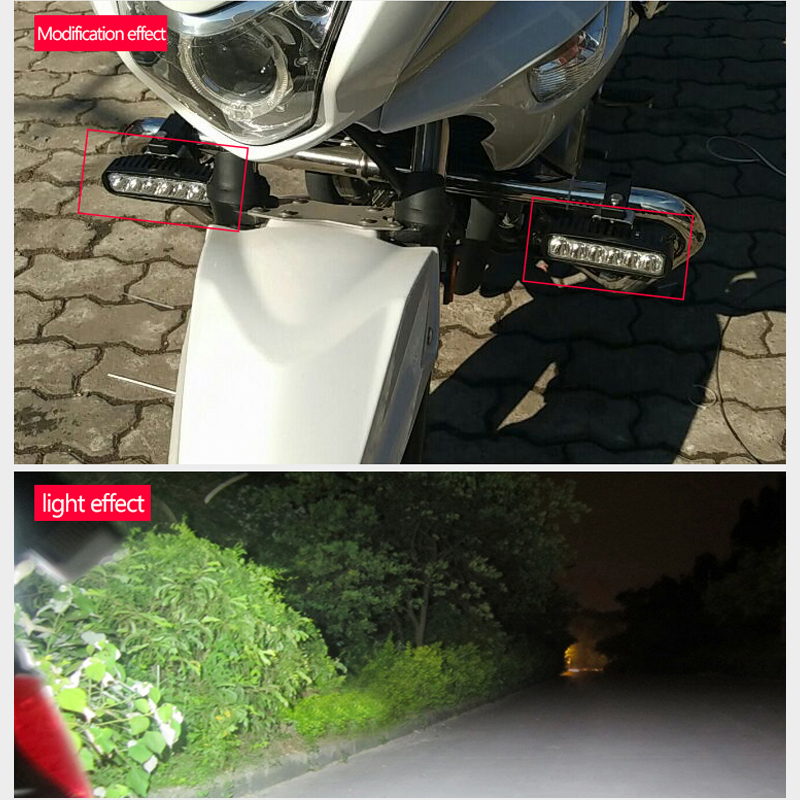 Auto Werklamp 18W 6 Led Drl Spotlight Hoge Heldere Waterdichte Auto Offroad Suv Truck Koplampen Rijden Lamp 12V 24V 6000K