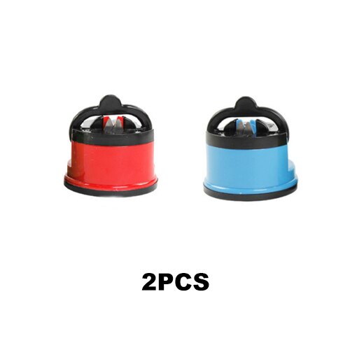 Knife Sharpener Sharpening Tool Easy And Safe To Sharpens Kitchen Chef Knives Damascus Knives Sharpener Suction: Grey