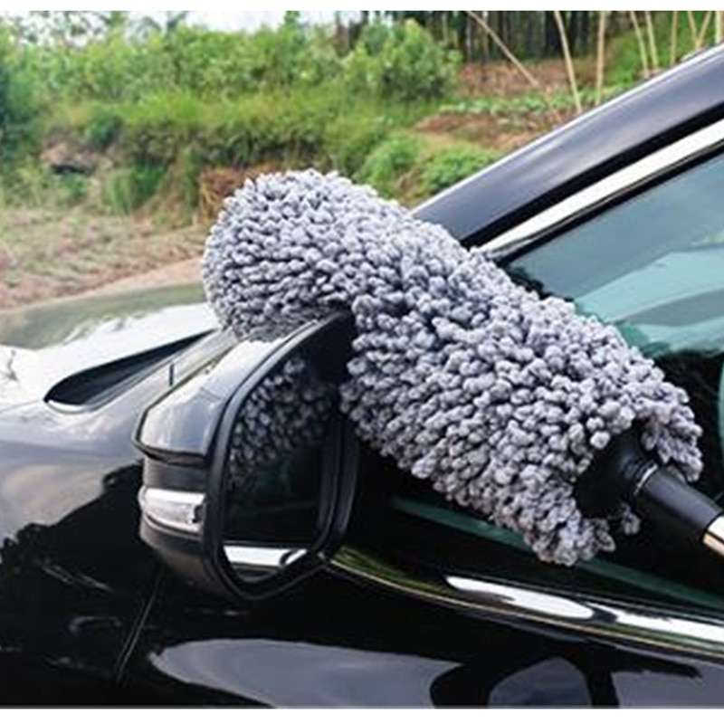Intrekbare Microfiber Autowas Borstel Multifunctionele Auto Stofdoek Verwijderen Cheaner Voor Meubels Reinigen Tool Microfiber Auto Wasmachine