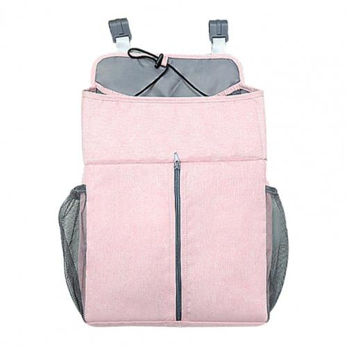 Kleinkind Multi-Funktion Lagerung Tasche Bett Organizer Große Kapazität Wasserdichte Flachs Nacht Hängende Lagerung Tasche für Baby Liefert: Rosa