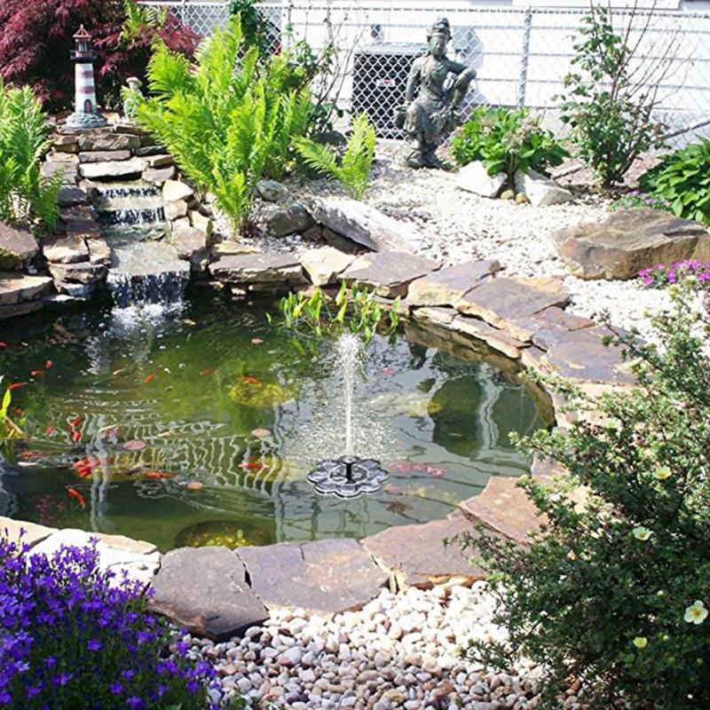 Drijvende Fontein Zonne-energie Fontein Pomp Voor Zwembad Vogelbad Vijver Tuin Decoratie