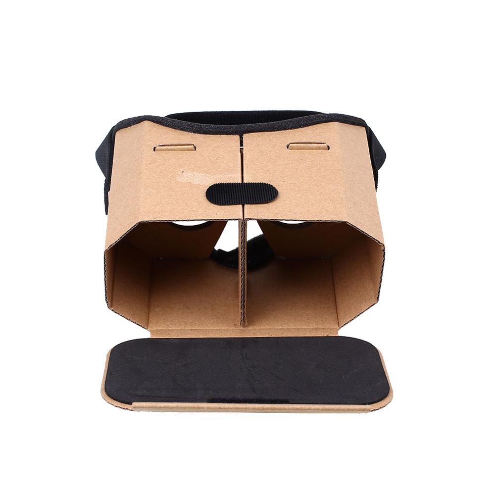 Virtual reality -glasögon diy kartong 3d vr glasögon papper virtual reality -glasögon 3d glasögon smartphone hjälm headsetlins