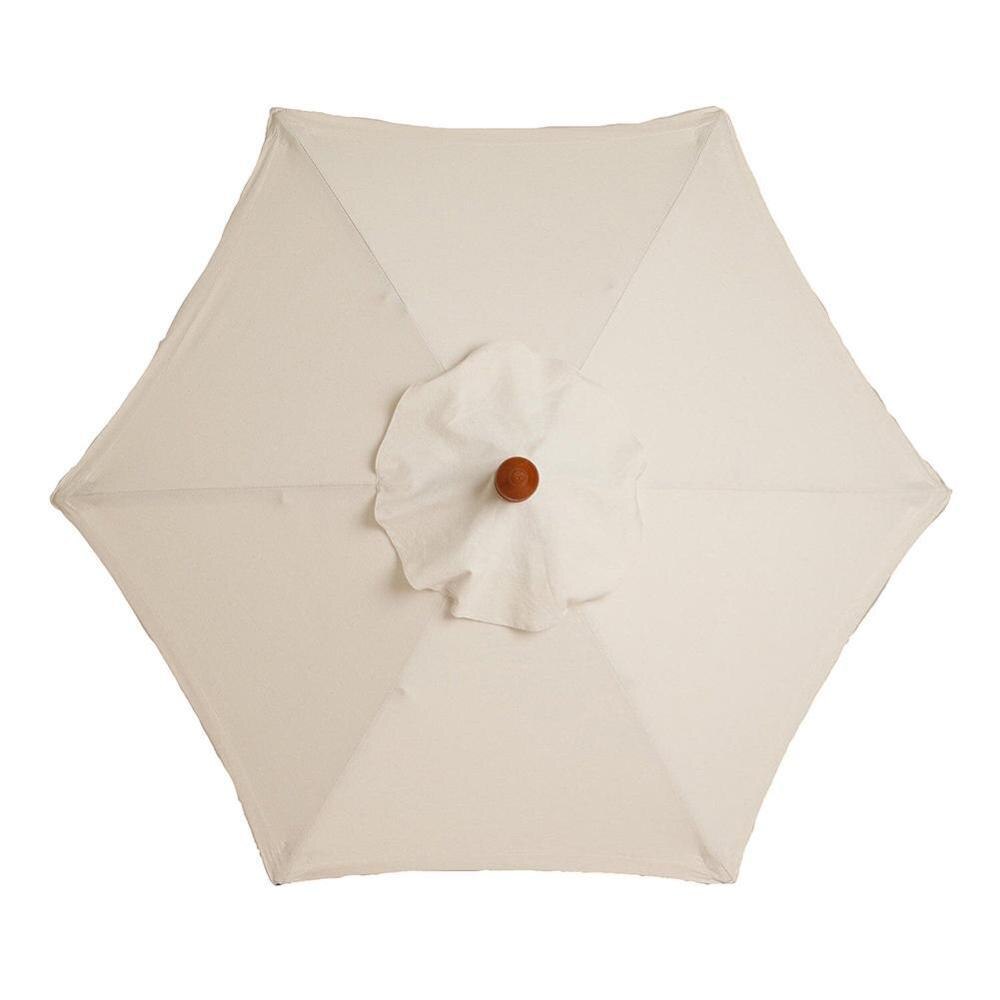 Copertura Parasole 2M - Poliestere Impermeabile per Giardino, Piscina, Spiaggia, Pergolato: Bianco