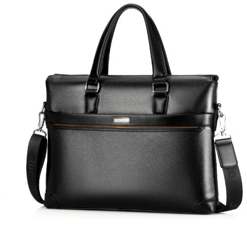 Sac en cuir pour homme sacs pour fourre-tout pour ordinateur portable porte-documents sacs à bandoulière pour hommes sac à bandoulière pour hommes de: black