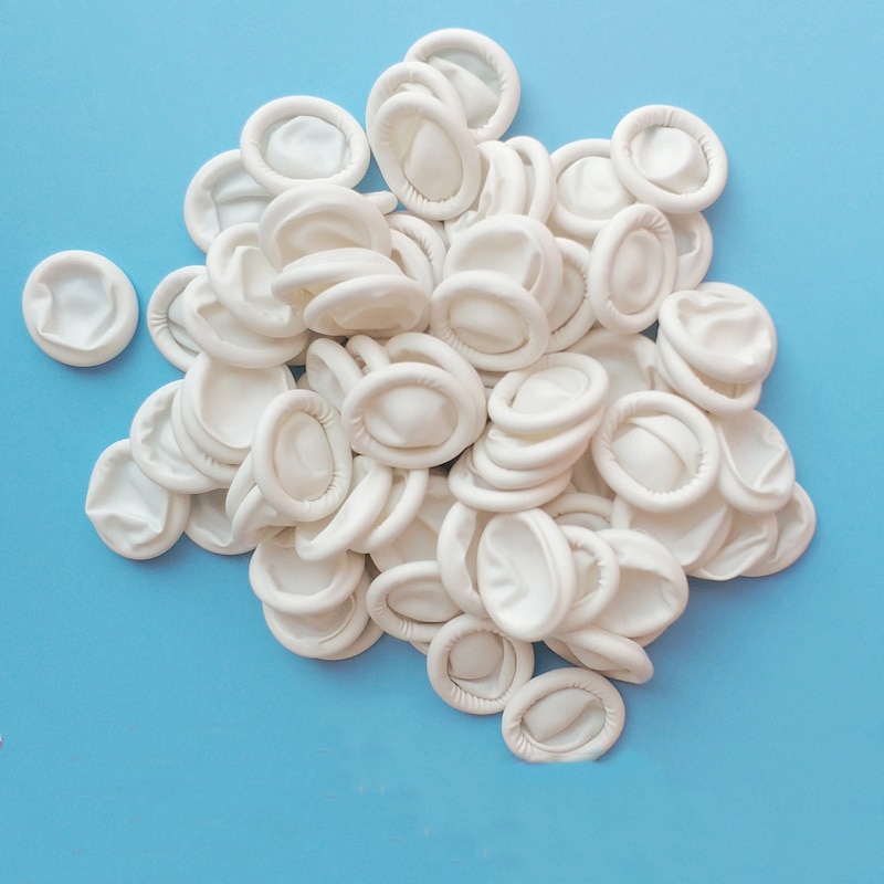 150 sztuk naturalny rękawice gumowe nakładki na palce lateksowe największej bazy w świecie, ochronna jednorazowe rękawice