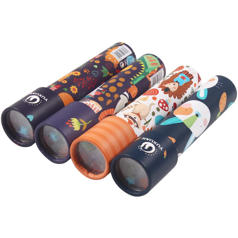 2 PCS kinderen Magische Caleidoscoop Multi-prisma Nostalgische Wetenschap Speelgoed Jongen Meisje Kartonnen Speelgoed jooyoo