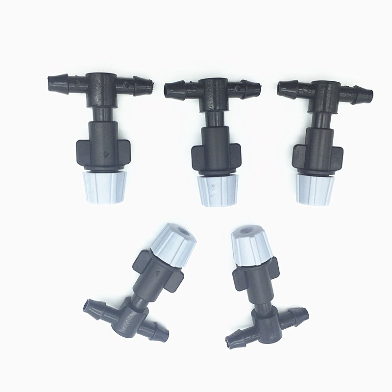 200 pcs Fog Nozzles With 4 / 7mm Connector Automatic spray nipple garden watering device Cooling System