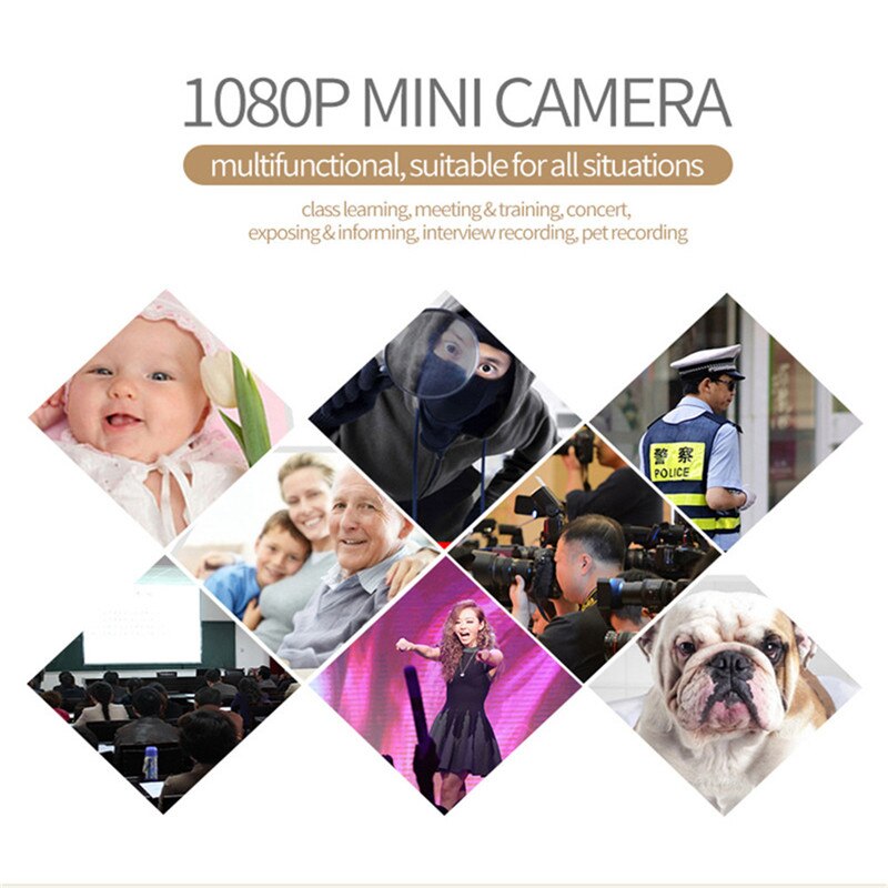 SQ11 – mini caméra vidéo HD 1080P, capteur CMOS pour maison et voiture, Vision nocturne, enregistreur de mouvement SQ 11