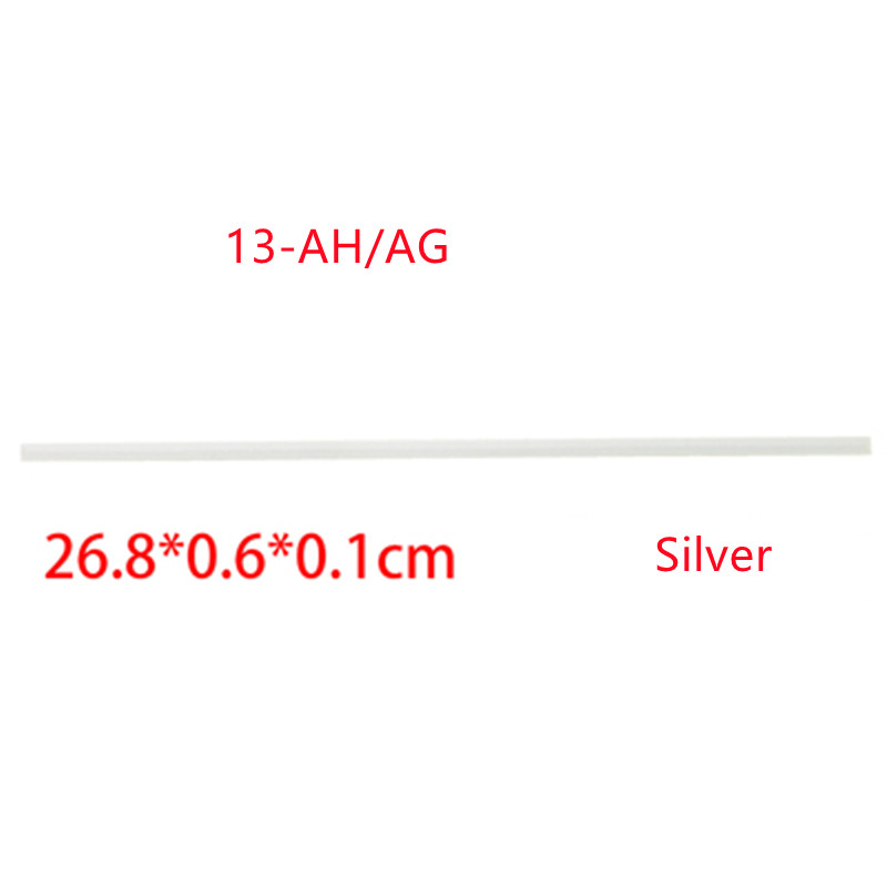 Laptop Gummi Streifen Für HP Neid Gespenst X360 15 -DF/ED/BP 13-AD/Ah/AP/AQ/AR Unterseite fallen Fuß Pad Oberfläche Laptop Gummi Füße 1 stücke: Silber- 13-Ah ag