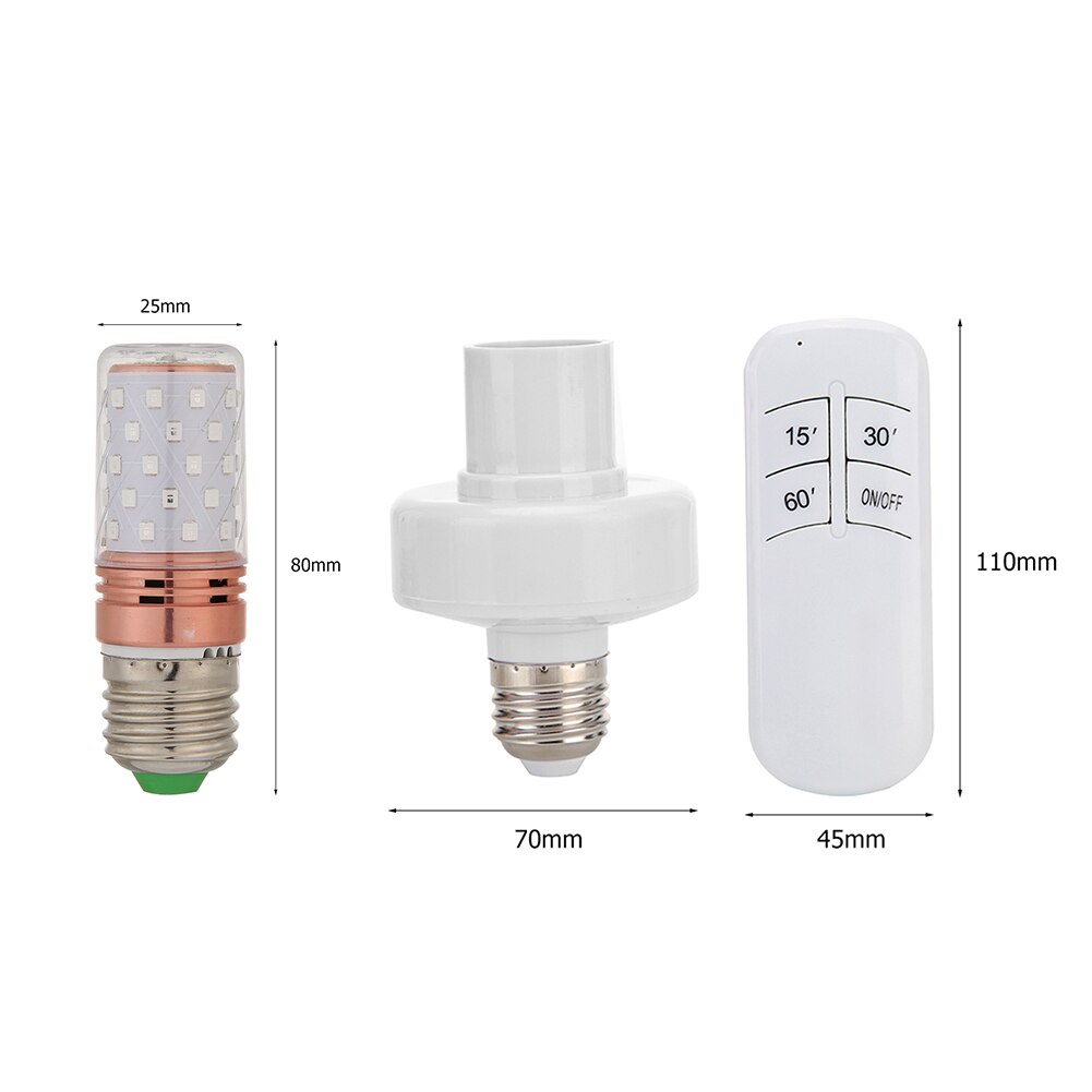 Remote Control Disinfection Light E27 LED UVC Sterilize Germicidal Corn Lamp Tube UVC Germicidal Light Sterilizing Lights