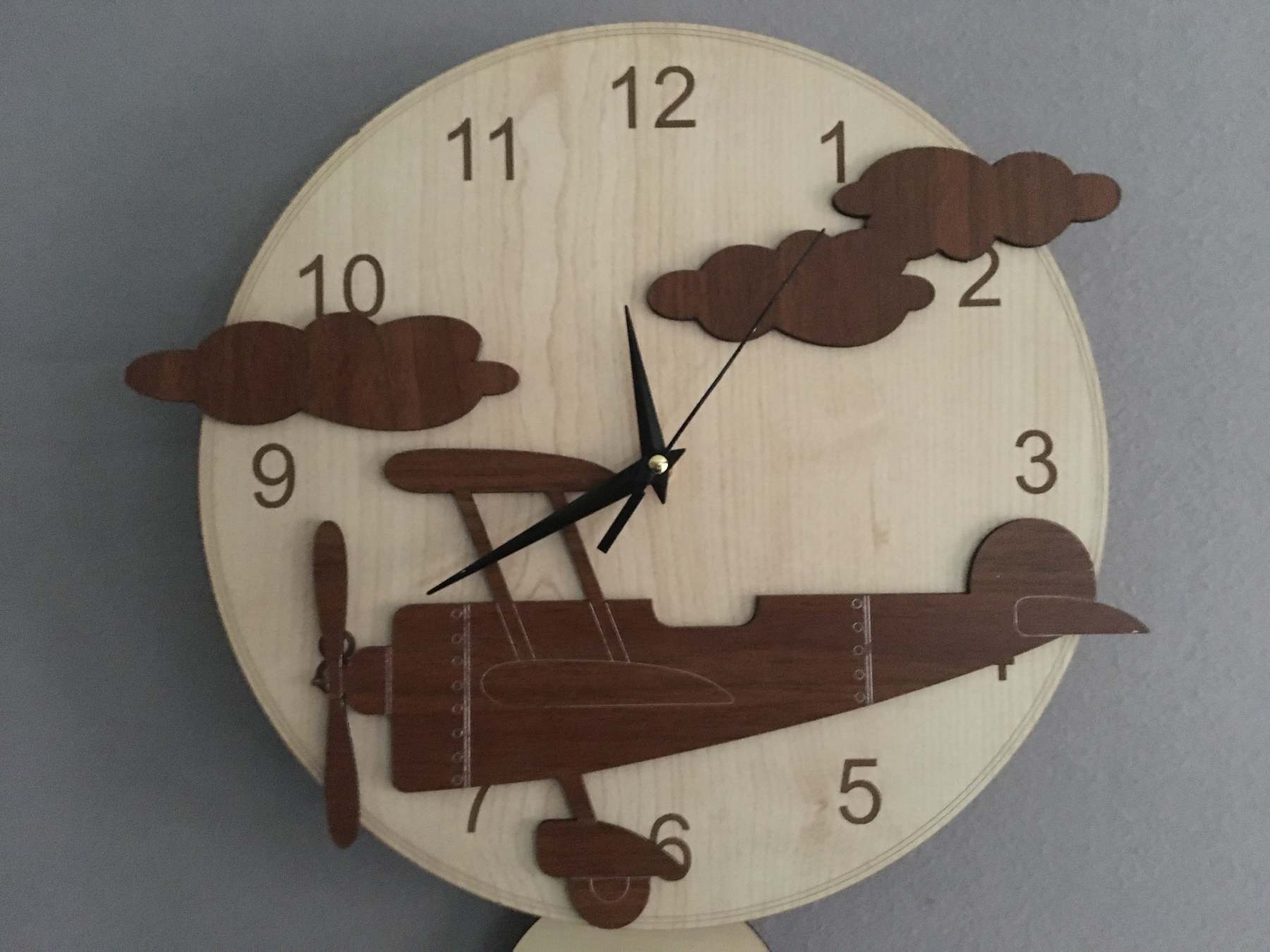 Goodtime Aircraft Decorative Pendulum Wall Clock
